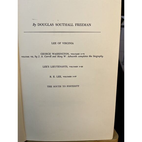 Lee Of Virginia by Douglas Southall Freeman Hardcover Book Published in 1958 - Picture 6 of 9